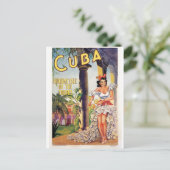 ヴィンテージキューバ観光客委員会熱帯旅行 ポストカード (スタンド正面)