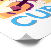 ヴィンテージキューバ音楽 ポスター (角)