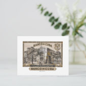 ヴィンテージキューバ・キューバノ・バンコ ポストカード (スタンド正面)