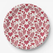 ヴィンテージキューピット壁紙 ペーパープレート (正面)