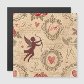 ヴィンテージキューピッドのロマンチックなパターン(3) (正面/裏面)