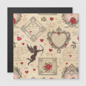 ヴィンテージキューピッドのロマンチックパターン(8) (正面/裏面)