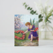 ヴィンテージキューピッドハートラブ1920s ポストカード (スタンド正面)