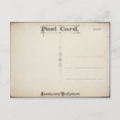 ヴィンテージキューピッドバレンタインポストカード シーズンポストカード (裏面)