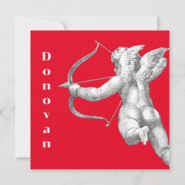 ヴィンテージキューピッド装飾用バレンタイン広場カード シーズンカード