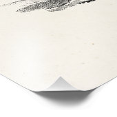 ヴィンテージキュールウェットランドバードイラストレーションテンプレート フォトプリント            (角)