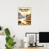 ヴィンテージキラーニーアイルランド天国のリフレックストラベル ポスター (ホームオフィス)