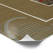 ヴィンテージキリストの子イエスと子羊&クロス ポスター (コーナー)