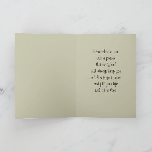 ヴィンテージキリストはイースター上がった挨拶です シーズンカード (内部)