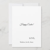 ヴィンテージキリストは復活祭キリスト教の宗教復活 招待状 (裏面)