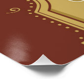 ヴィンテージキリストチャイルドイエスとトゲ&爪、 ネイル ポスター (コーナー)