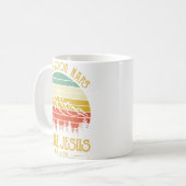 ヴィンテージキリスト教イエスは昼寝をイエスと同じだと思った コーヒーマグカップ (正面左)