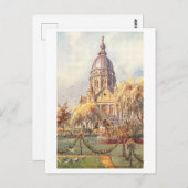 ヴィンテージキリスト教会マインツドイツ ポストカード (正面/裏面)