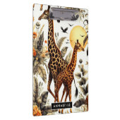 ヴィンテージキリンフローラ水彩 クリップボード (右)