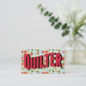 ヴィンテージキルターキルティング名刺 名刺 (スタンド正面)