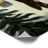 ヴィンテージキルトランズフクロウ ポスター (角)