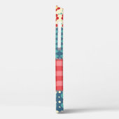 ヴィンテージキルト：パッチワーク背景パターン。 Case-Mate iPhoneケース (裏面 / 左)