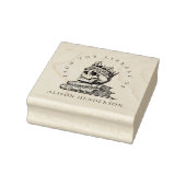 ヴィンテージキングのスカルカスタムの図書室 ラバースタンプ (スタンプ)