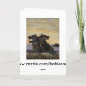 ヴィンテージキングアーサーシリーズ1グリーティングカード カード (裏面)