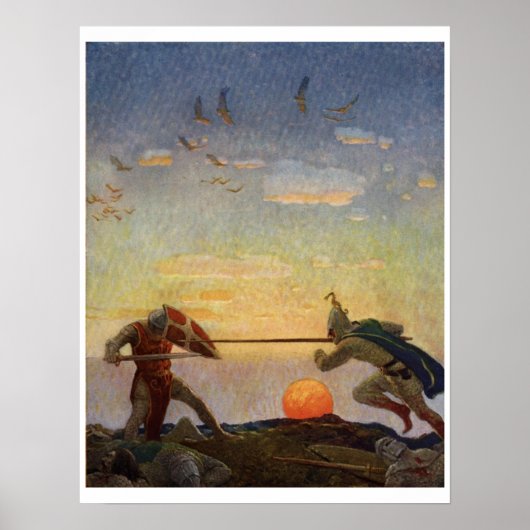 ヴィンテージキングアーサーシリーズ3アートプリントポスター ポスター (正面)