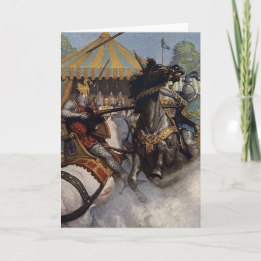 ヴィンテージキングアーサー6シリーズグリーティングカード カード (正面)