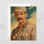 ヴィンテージキングケリー野球カード ポストカード (正面/裏面)