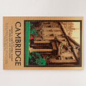 ヴィンテージキングスカレッジケンブリッジフレッドテイラートラベル ジグソーパズル (横)