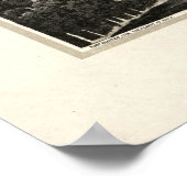 ヴィンテージキングストンNYの絵図(1875) ポスター (角)