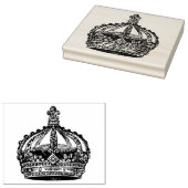 ヴィンテージキングス王室のクラウンラバーアートスタンプ ラバースタンプ (押印)