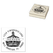 ヴィンテージキングズクラウン差出人住所スタンプ ラバースタンプ (押印)