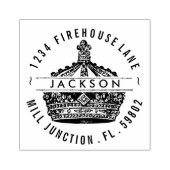 ヴィンテージキングズクラウン差出人住所スタンプ ラバースタンプ (インプリント)