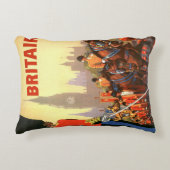 ヴィンテージキングズブリティッシュ王室のガード素晴らしイギリス アクセントクッション (正面)