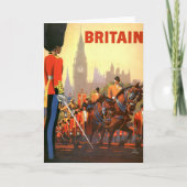 ヴィンテージキングズブリティッシュ王室のガード素晴らしイギリス カード (正面)