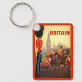 ヴィンテージキングズブリティッシュ王室のガード素晴らしイギリス キーホルダー (正面)