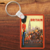 ヴィンテージキングズブリティッシュ王室のガード素晴らしイギリス キーホルダー (正面)