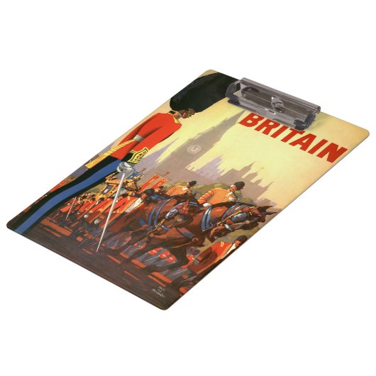 ヴィンテージキングズブリティッシュ王室のガード素晴らしイギリス クリップボード (アングル)