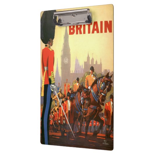 ヴィンテージキングズブリティッシュ王室のガード素晴らしイギリス クリップボード (左)