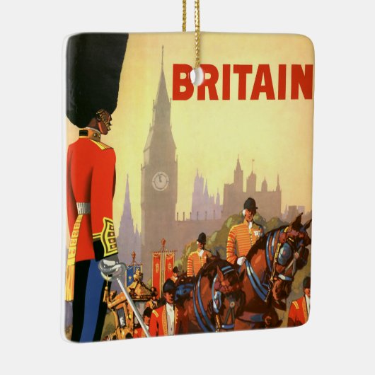 ヴィンテージキングズブリティッシュ王室のガード素晴らしイギリス セラミックオーナメント (右)