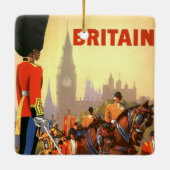 ヴィンテージキングズブリティッシュ王室のガード素晴らしイギリス セラミックオーナメント (裏面)