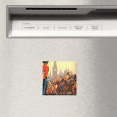 ヴィンテージキングズブリティッシュ王室のガード素晴らしイギリス マグネット (インサイチュ (食洗機))