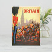 ヴィンテージキングズブリティッシュ王室のガード素晴らしイギリス 招待状 (スタンド正面)