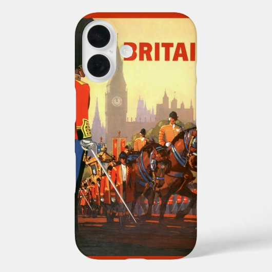 ヴィンテージキングズブリティッシュ王室のガード素晴らしイギリス Case-Mate iPhoneケース (裏面)