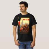 ヴィンテージキングズブリティッシュ王室のガード素晴らしイギリス Tシャツ (正面フル)