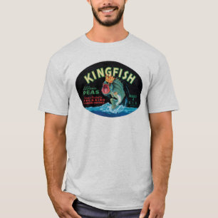 ヴィンテージキングフィッシュピーズクレートラベル Tシャツ