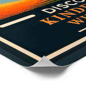 ヴィンテージキンダーダイク風車旅行ポスター ポスター (角)