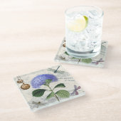 ヴィンテージキンポウゲ ガラスコースター (アングル)