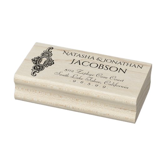 ヴィンテージキーホール差出人住所スタンプ ラバースタンプ (スタンプ)