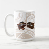 ヴィンテージキーボード:3Dモデル:コーヒーマグ コーヒーマグカップ (左)