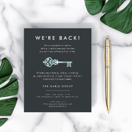 ヴィンテージキー | 不動産事業再開のお知らせ チラシ