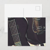 ヴィンテージギタリストの誕生日プレゼント ポストカード (正面/裏面)